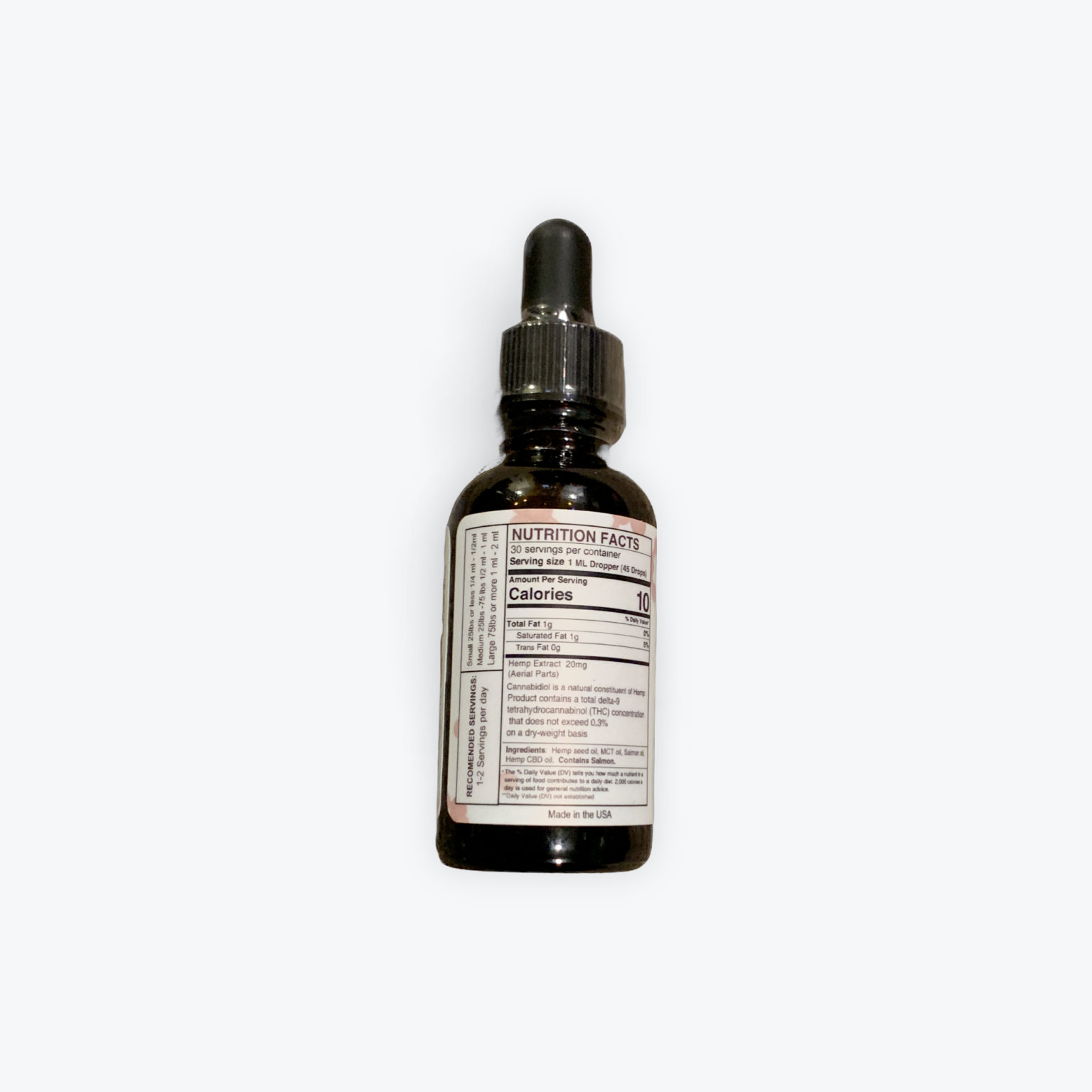 PROVIDA CBD Pet Drops 20mg - Image 2