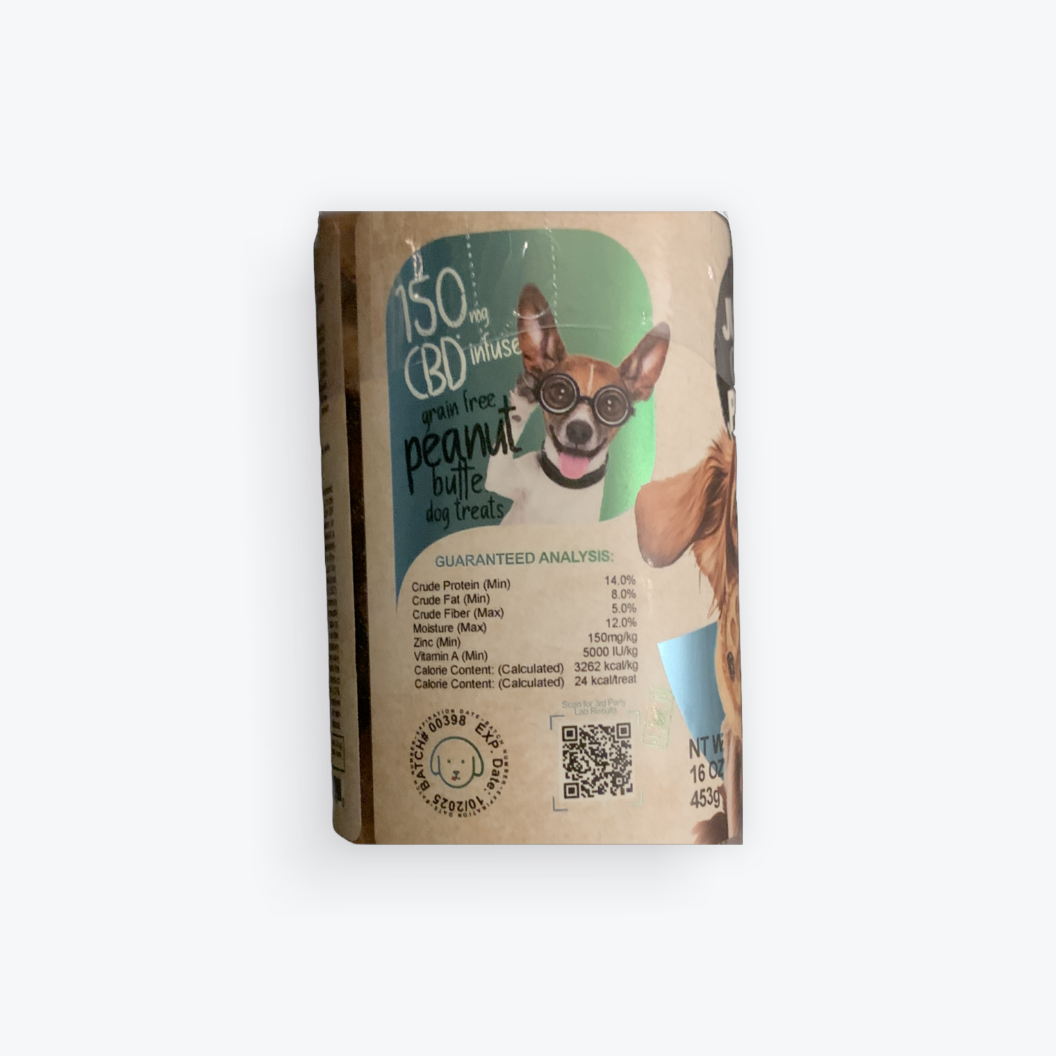 Just CBD Pets Dog Treats Peanut Butter 10mg - Image 3