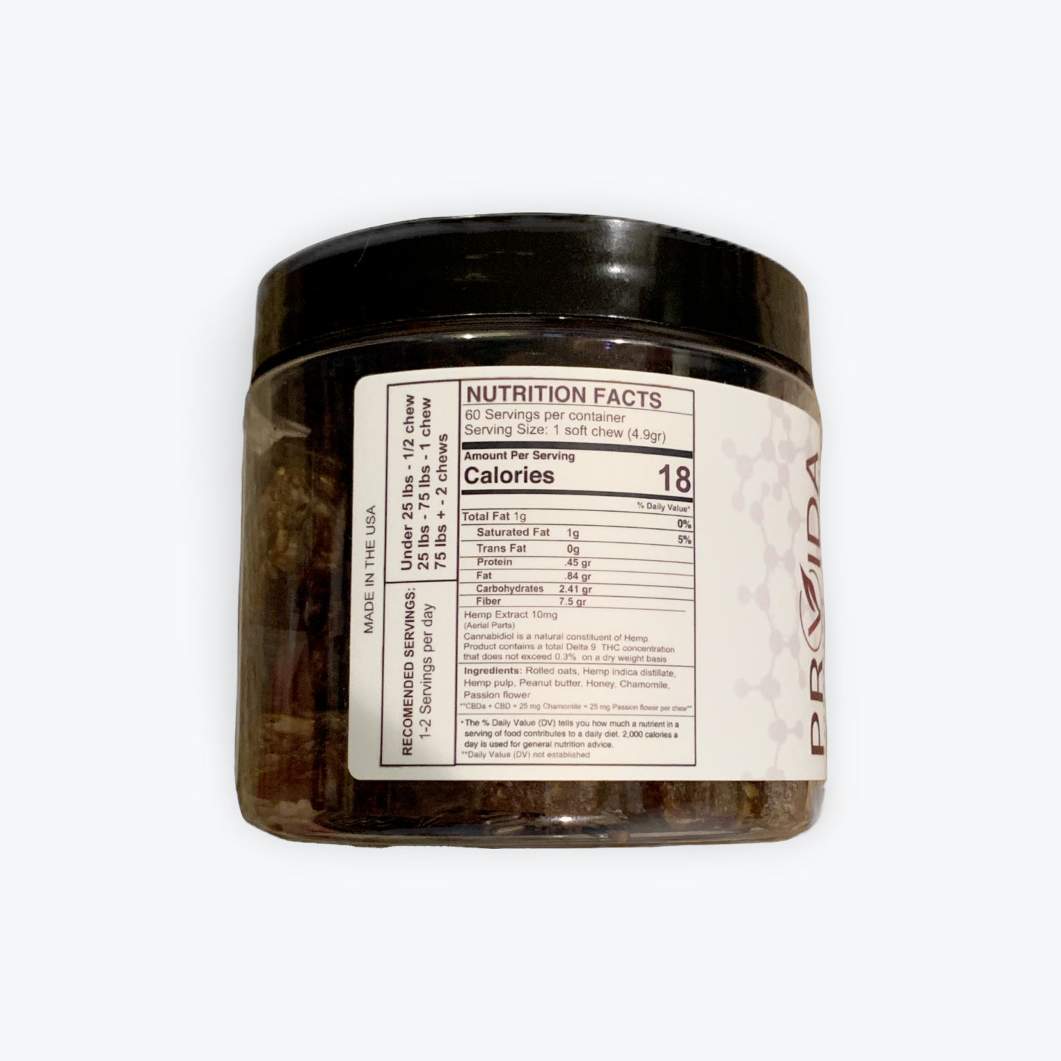 PROVIDA Calming CBD Pet Chews 10mg - Image 3