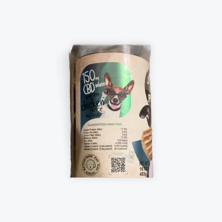 Just CBD Pets Dog Treats Chicken and Rice 10mg - Image 2