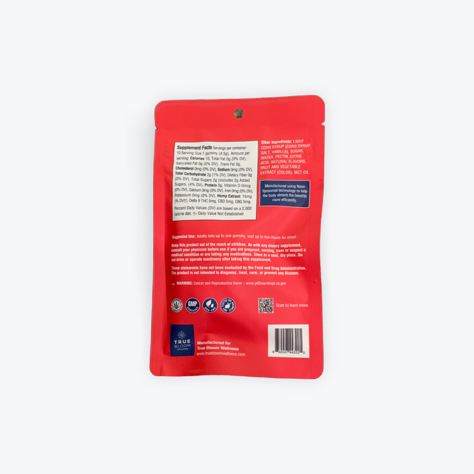 True Bloom Wild Berry THC Gummies - Image 2