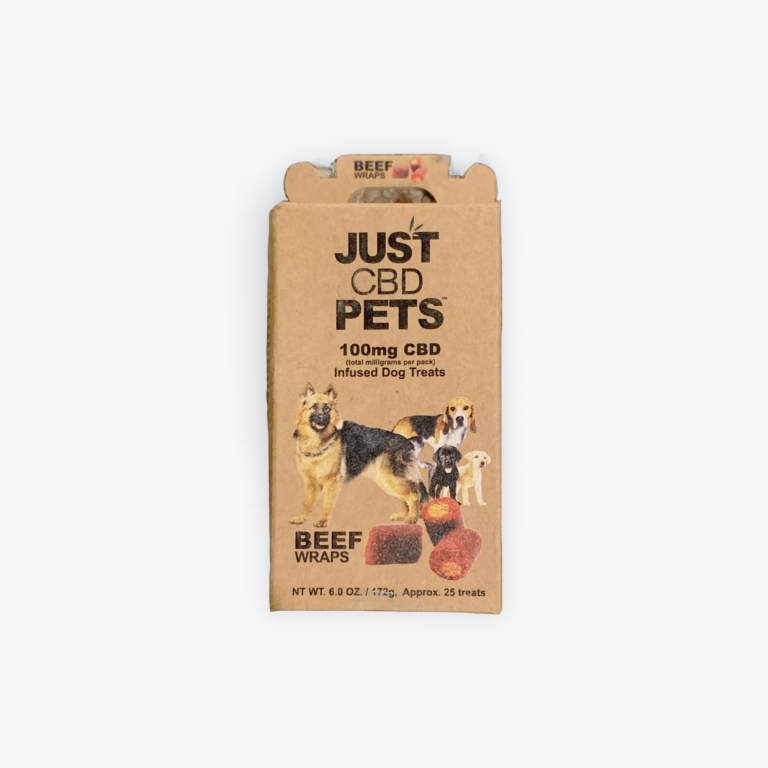 Just CBD Pets Dog Treats Beef Wraps 4mg
