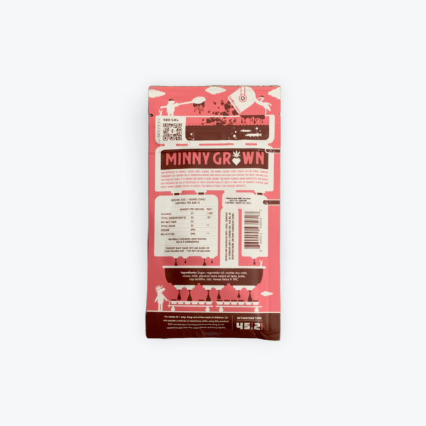 Minny Grown THC Milk Chocolate Bar - Image 2