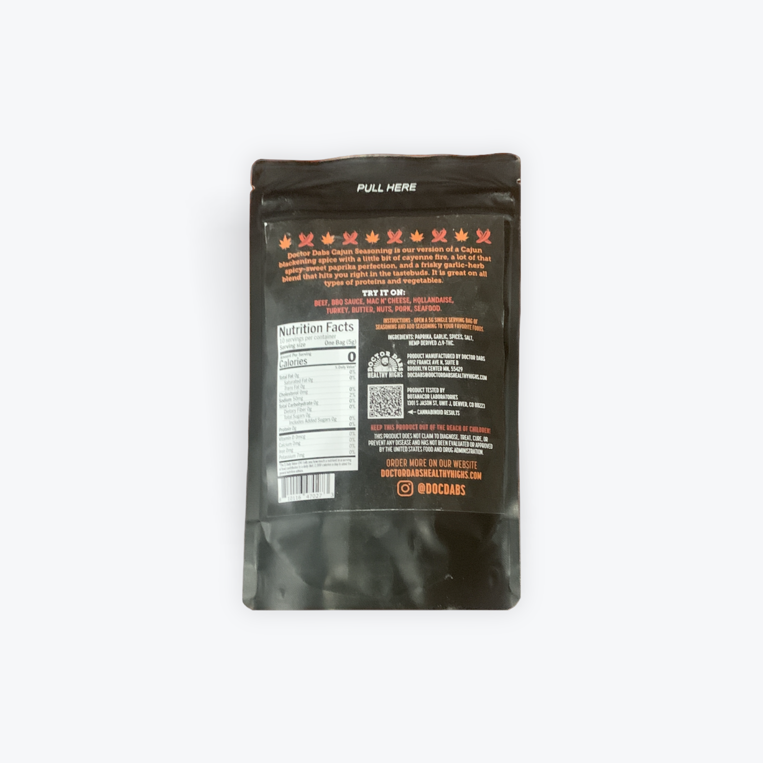 Dr Dabs THC Cajun Seasoning - Image 2
