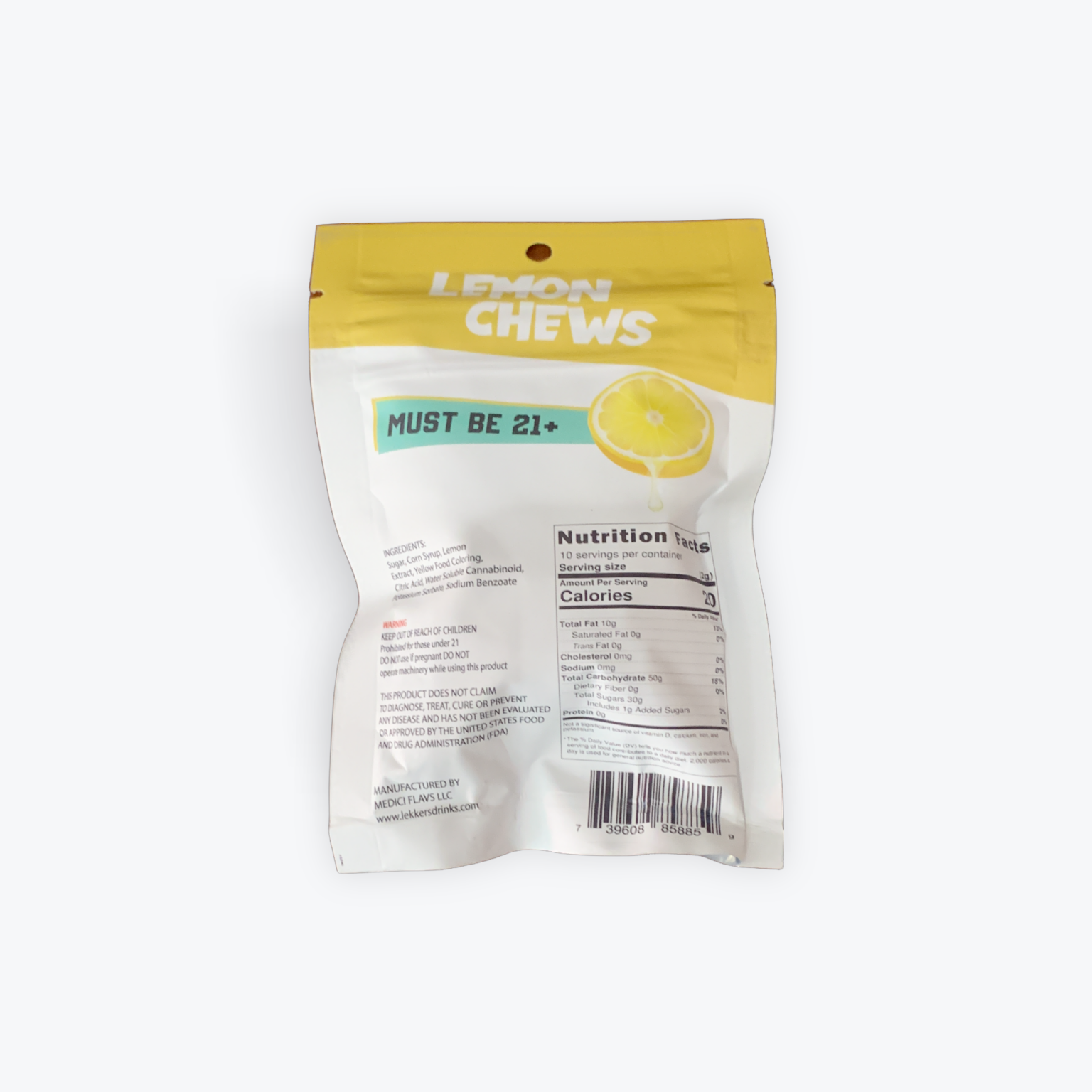 Lekkers Lemon THC Candy Chews - Image 2