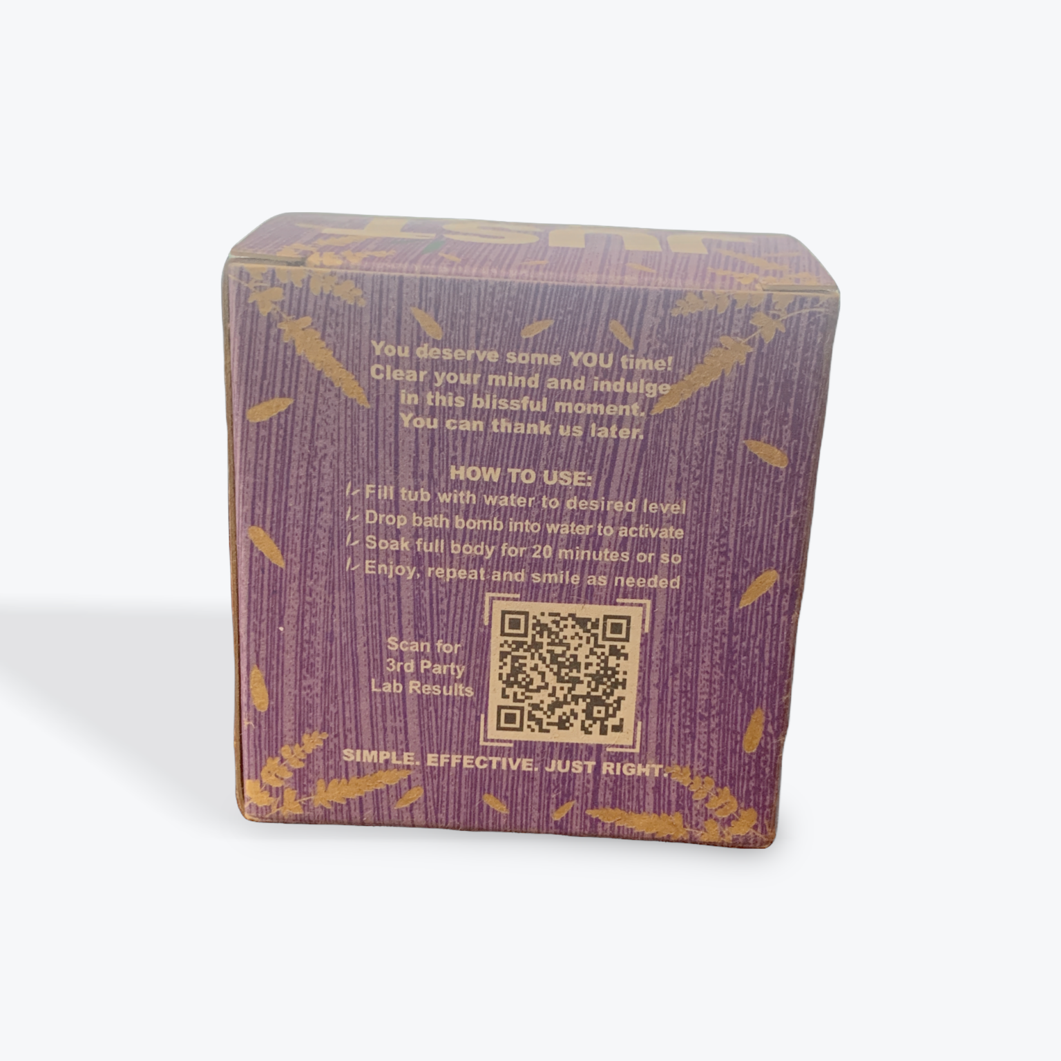 Just CBD Lavender Bath Bomb - Image 3