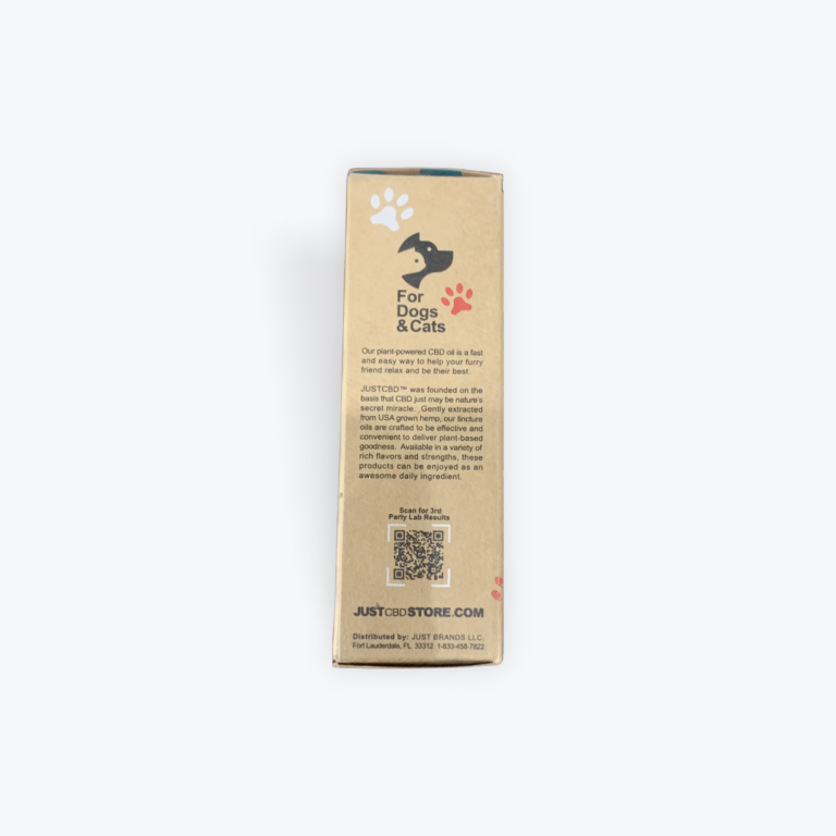 Just CBD Pets Hemp Extract Oil Tuna Flavored 3mg - Image 2