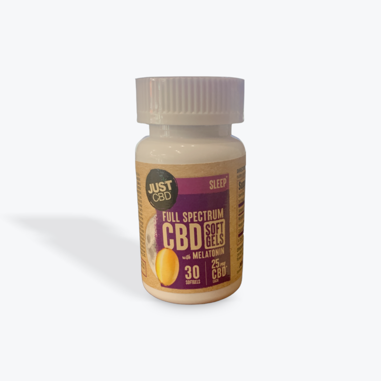Just CBD Full Spectrum Soft Gels with Melatonin