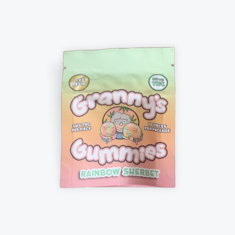 Granny's Rainbow Sherbert THC Gummies