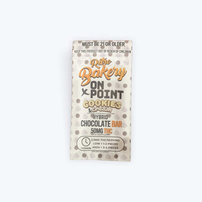 Retro Bakery THC Cookies & Cream THC Chocolate Bar