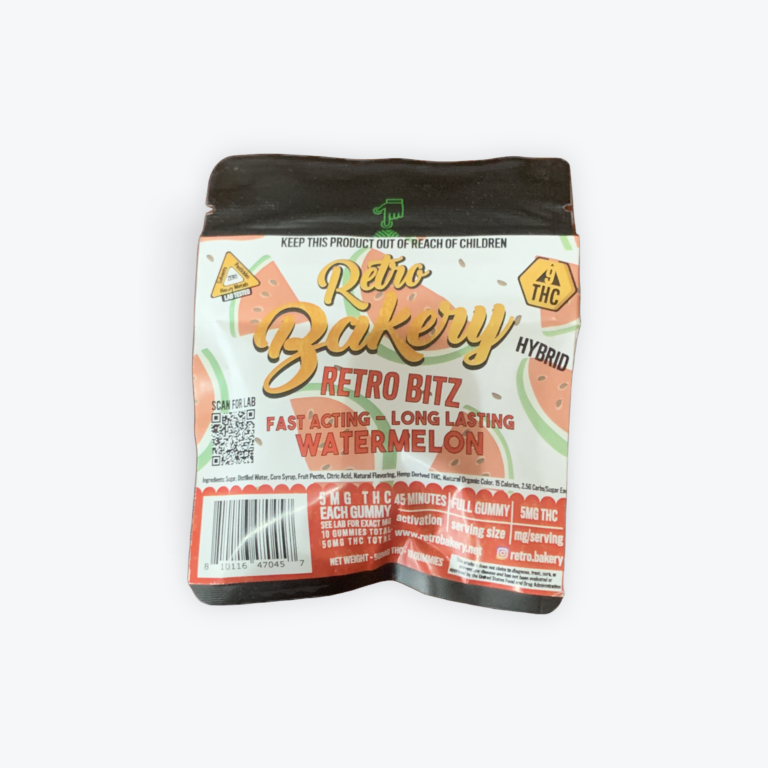 Retro Bakery Fast Acting Watermelon THC Gummies