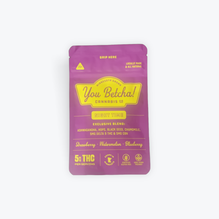 You Betcha Nighttime THC Gummies, Strawberry, Watermelon, Blueberry